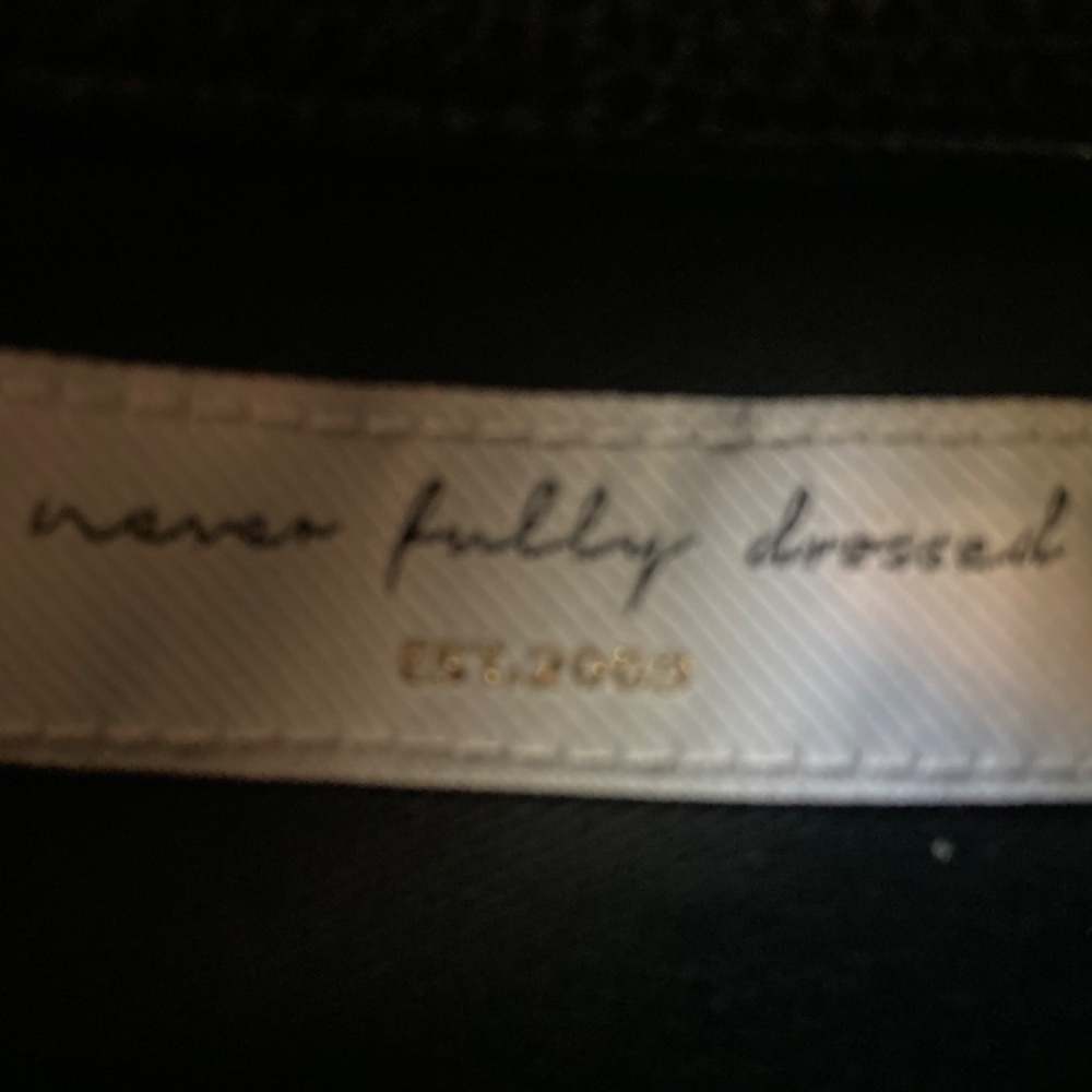 Never Fully Dressed Circle Cross Body Bag - Black and White Checked - Picture 9 of 10
